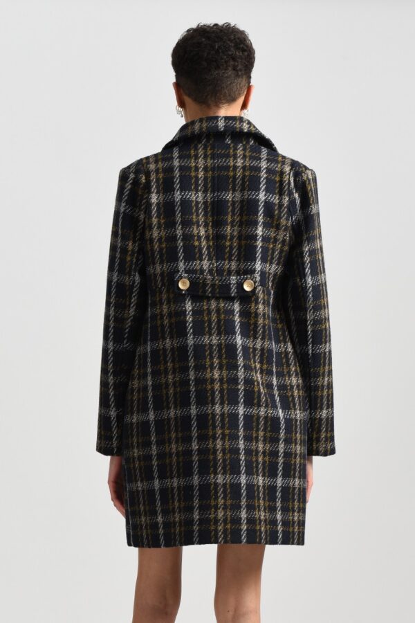 Molly Bracken ABRIGO MIDI CON ESTAMPADO Y BOTONES