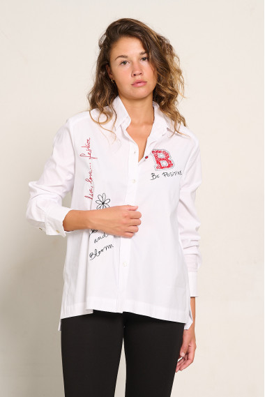 BMB & Co CAMISA TRENDY BORDADOS