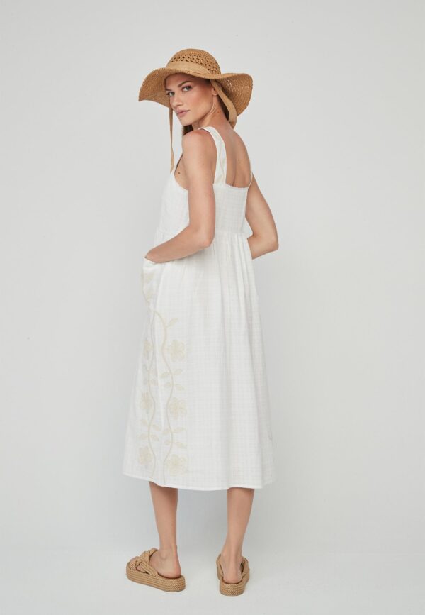 &ME UNLIMITED Vestido Oshima CRUDO - Imagen 3
