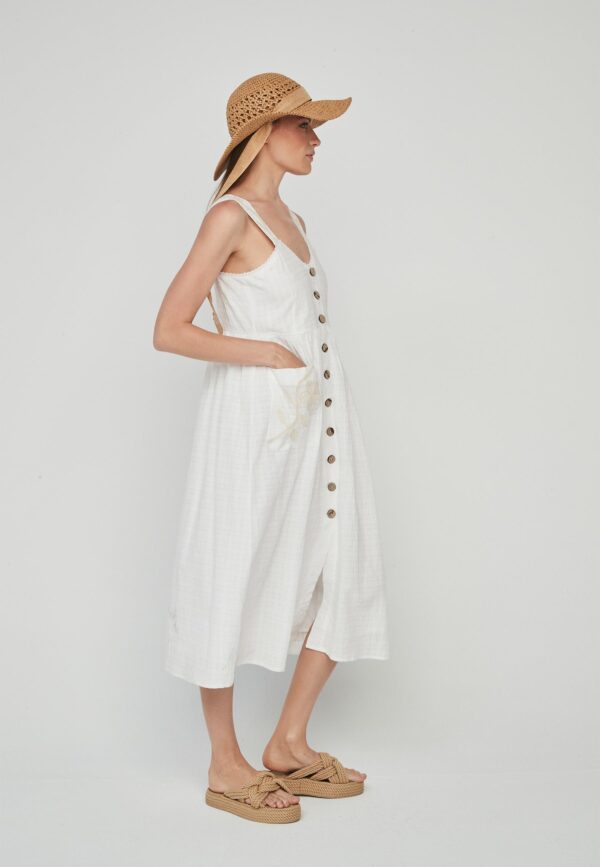 &ME UNLIMITED Vestido Oshima CRUDO - Imagen 4