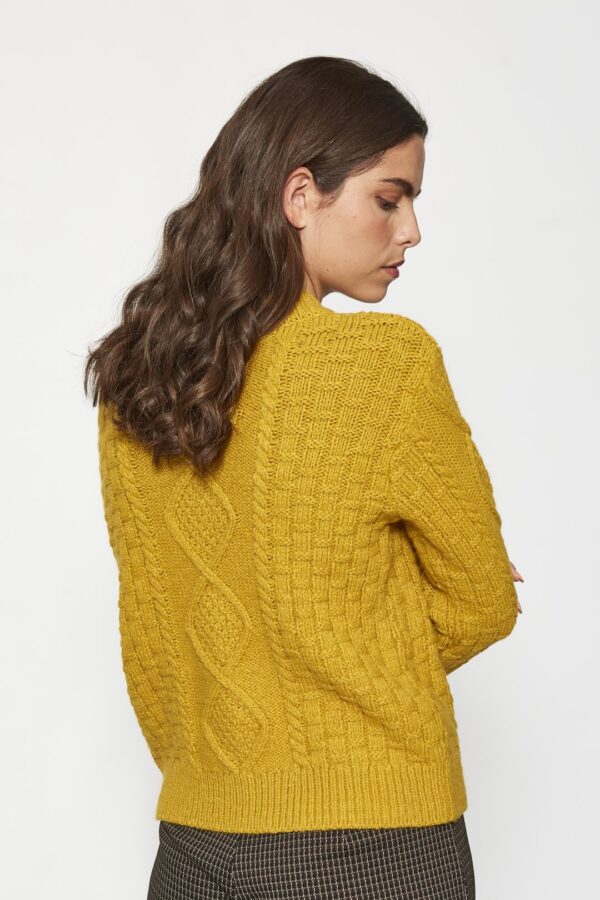 MDM Jersey cuello redondo con trenzado