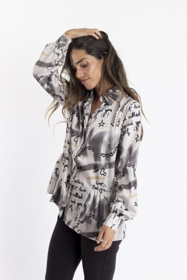 BMB & Co. CAMISA VOLANTE GRAFFITI