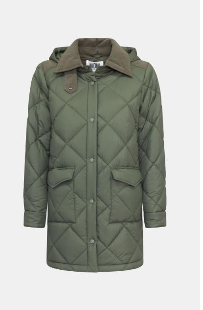 MDM Chaquetón Verde Con micropana