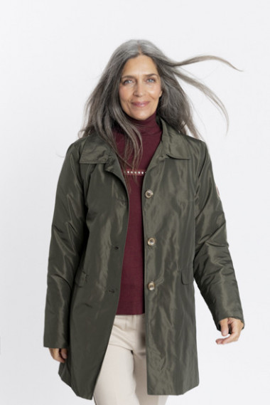 BMB & Co ABRIGO TRENCH ACOLCHADA KAKI