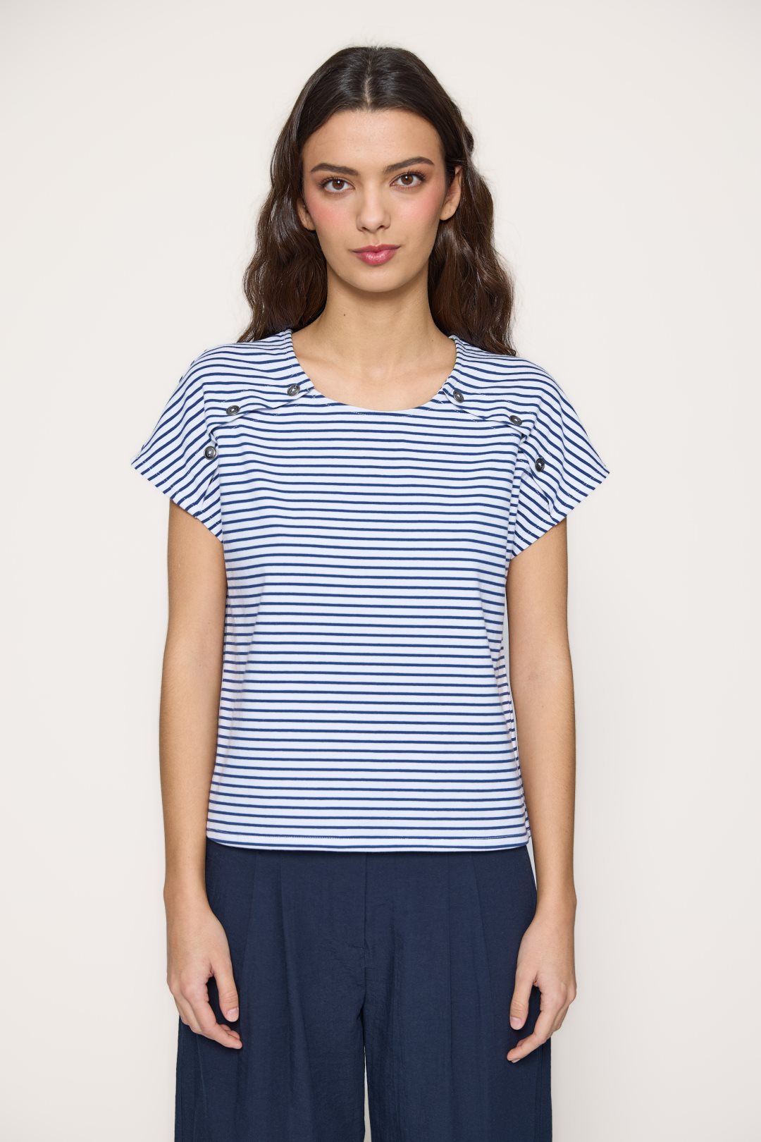 MdM Camiseta punto Navy