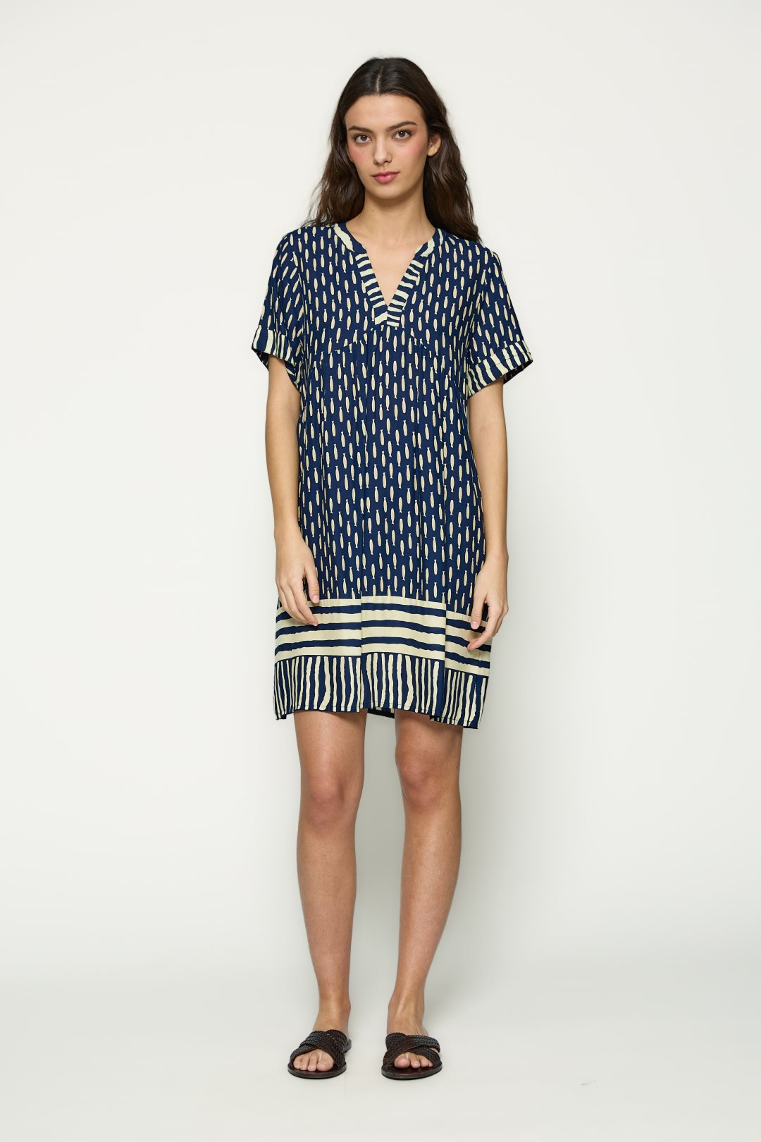 MdM Vestido estampado geométrico