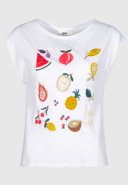 MdM Camiseta blanca con frutas