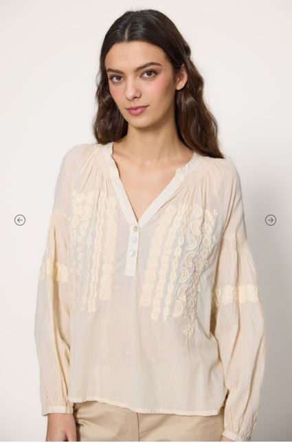 MdM Blusa Boho Chic Natural