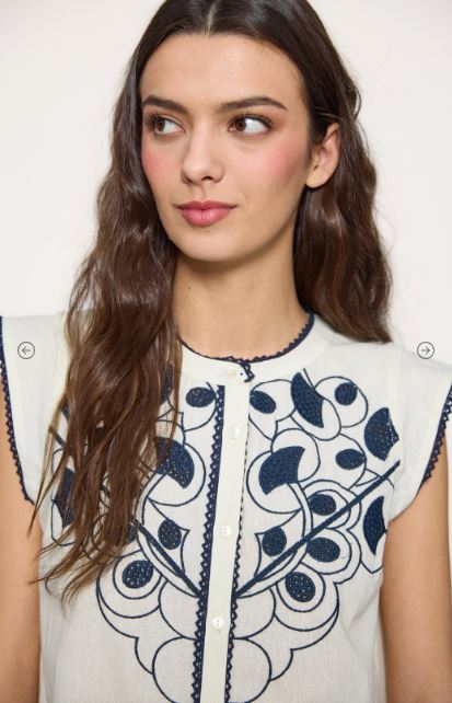 MdM Blusa Bordado Elegance