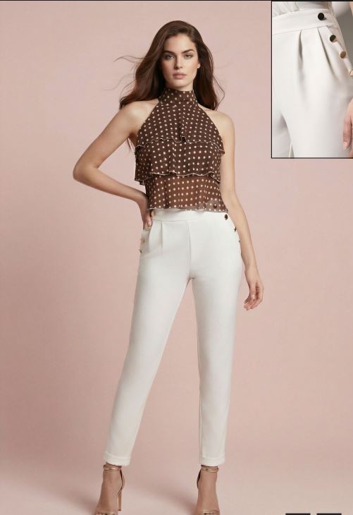 Carher Pantalón Candy Blanco