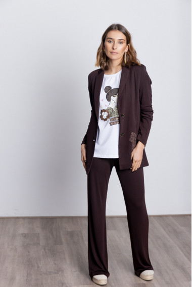 BMB & Co PANTALON LAKUA CHOCOLATE