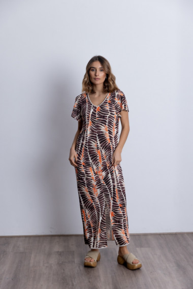 BMB & Co VESTIDO AXEL PLUMAS