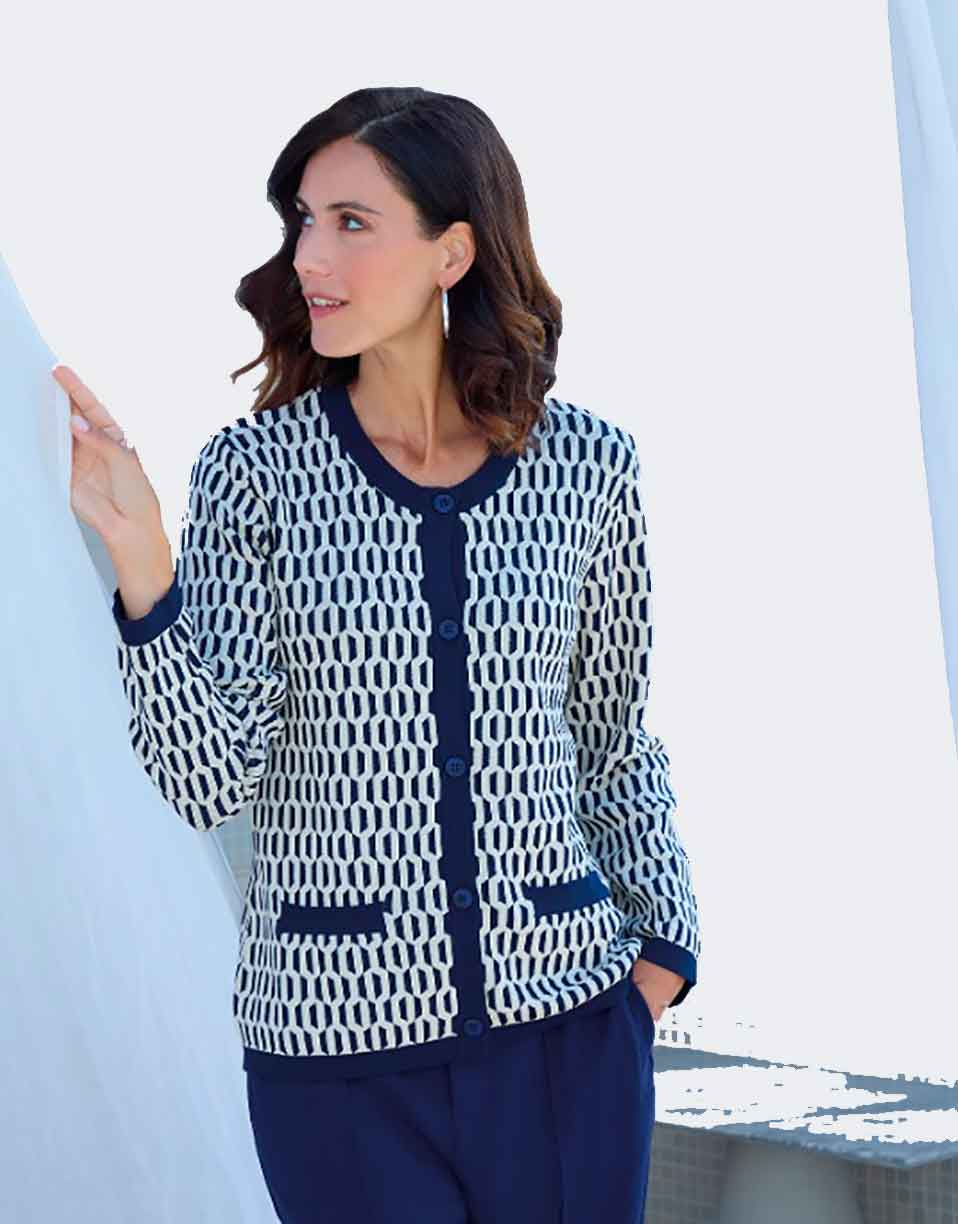 MCM Chaqueta Estampado Geométrico