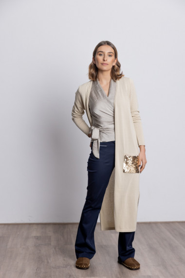 BMB & Co CHAQUETA ALGODÓN LENTEJUELAS